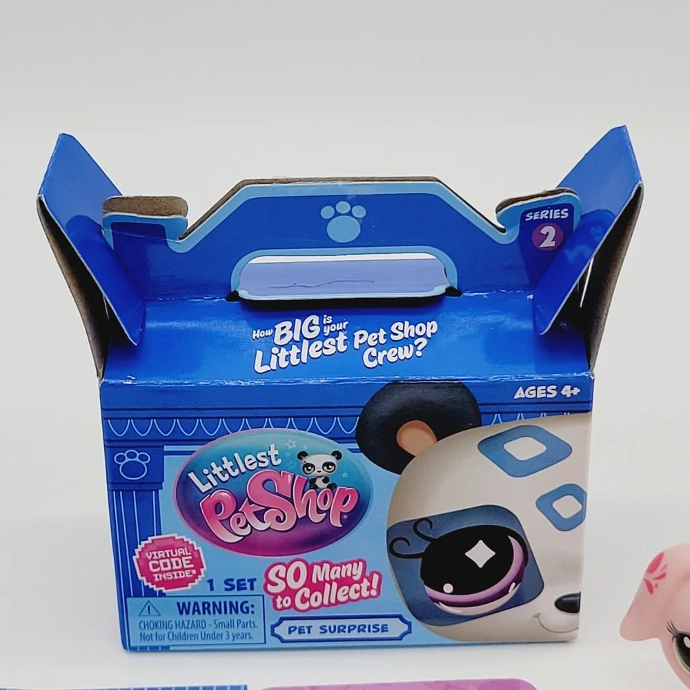 Littlest Pet Shop Gen7 G7 Series 2 Blind Box #76 Pink Bunny Rabbit Carrot